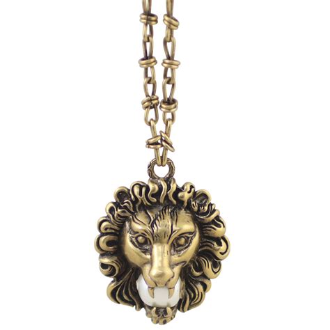 gucci lion necklace fake|gucci lion ring.